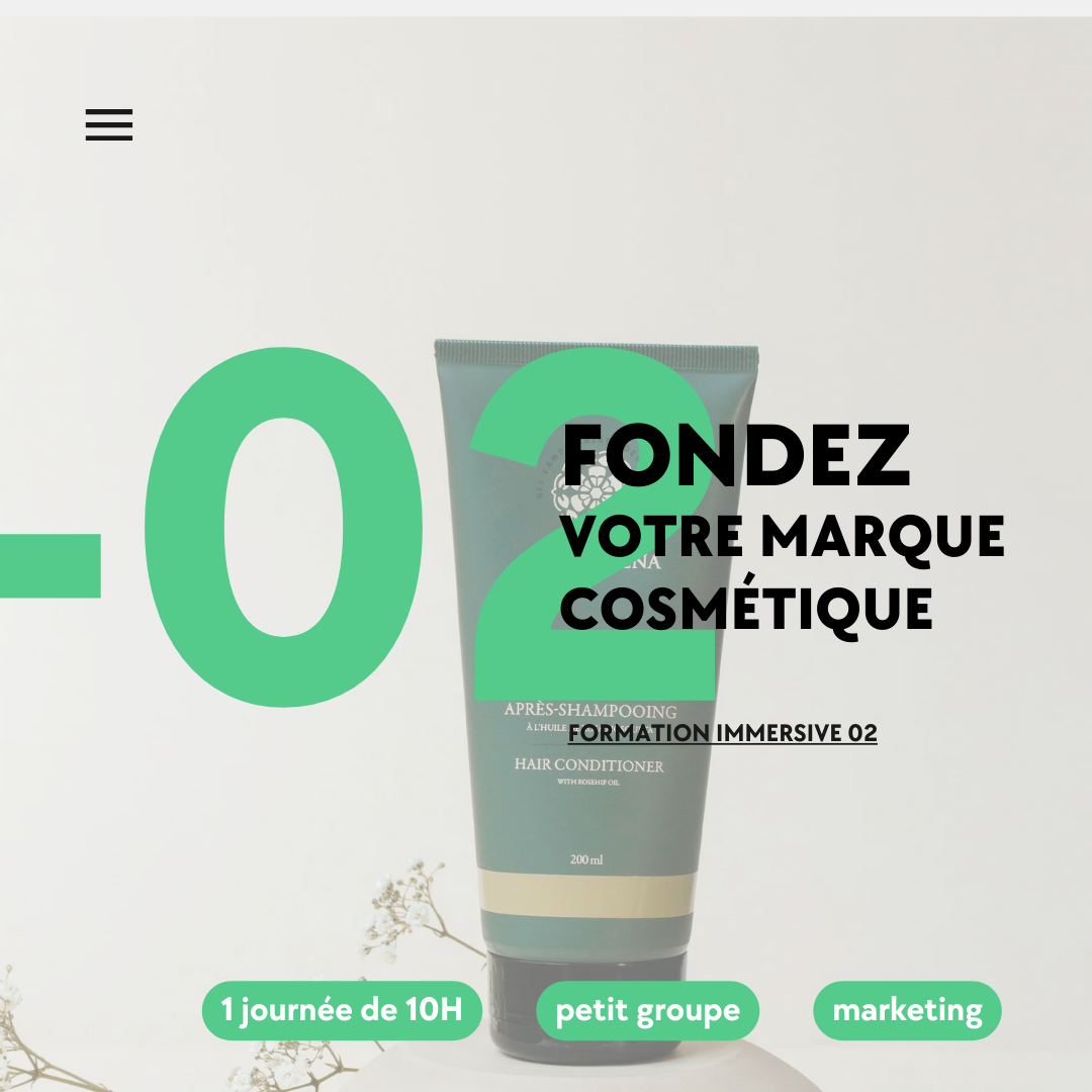 Fondez votre marque cosmétique